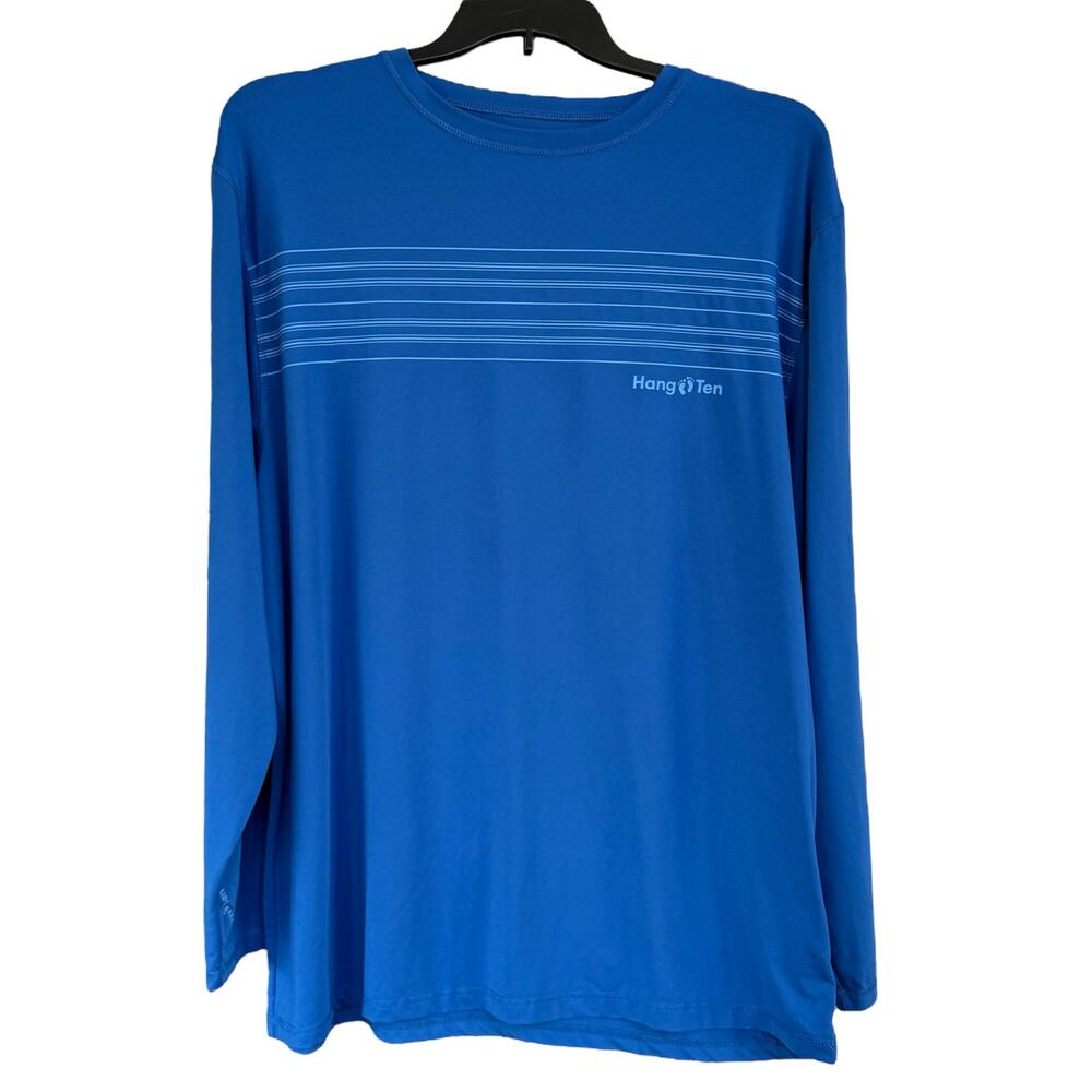 Hang Ten XX-Large Mens Rashguard Shirt Long Sleeve Quick-Dry Crew Neck UPF 50+